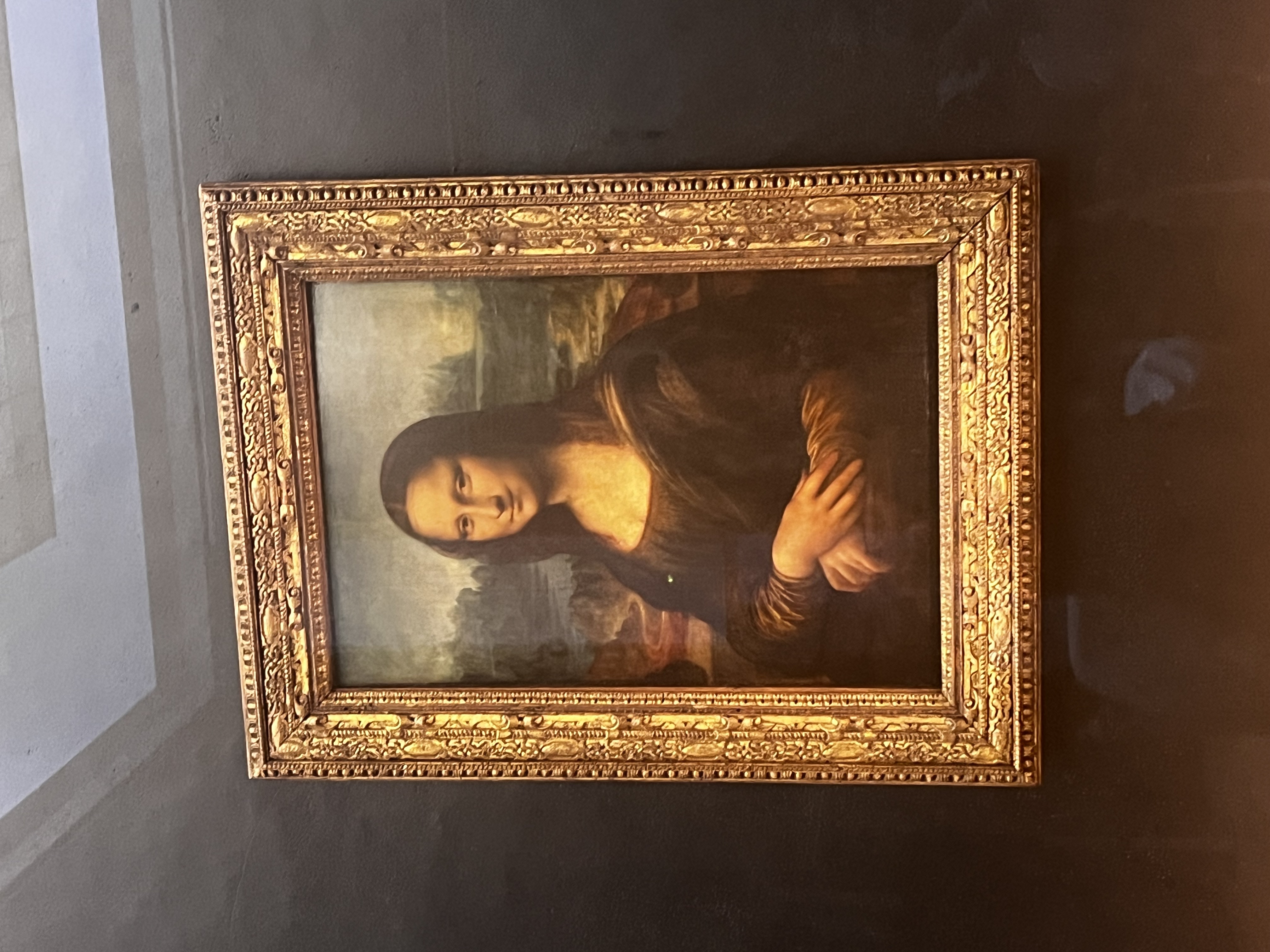 Lion with prey, painting, Musée du Louvre