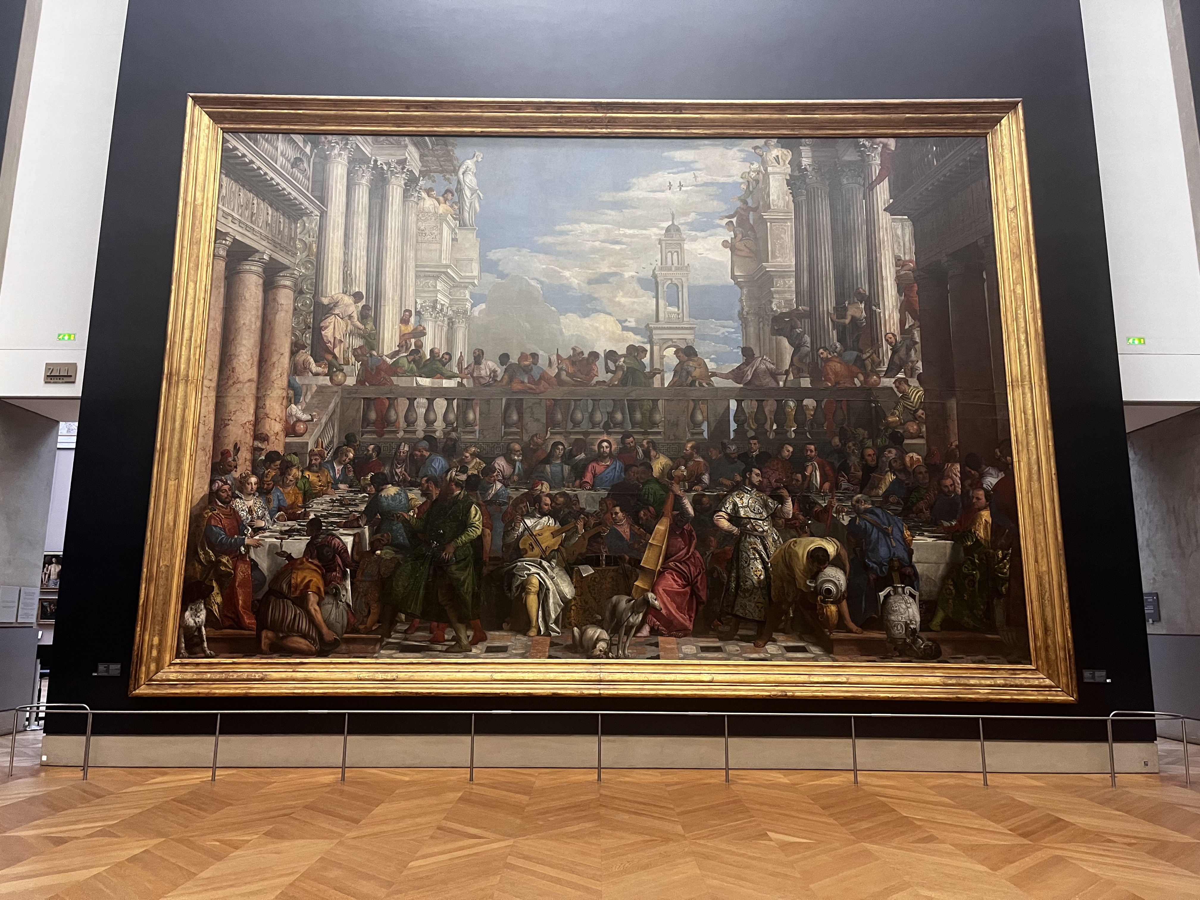 The Wedding at Cana by Veronese, Salle des États, Musée du Louvre